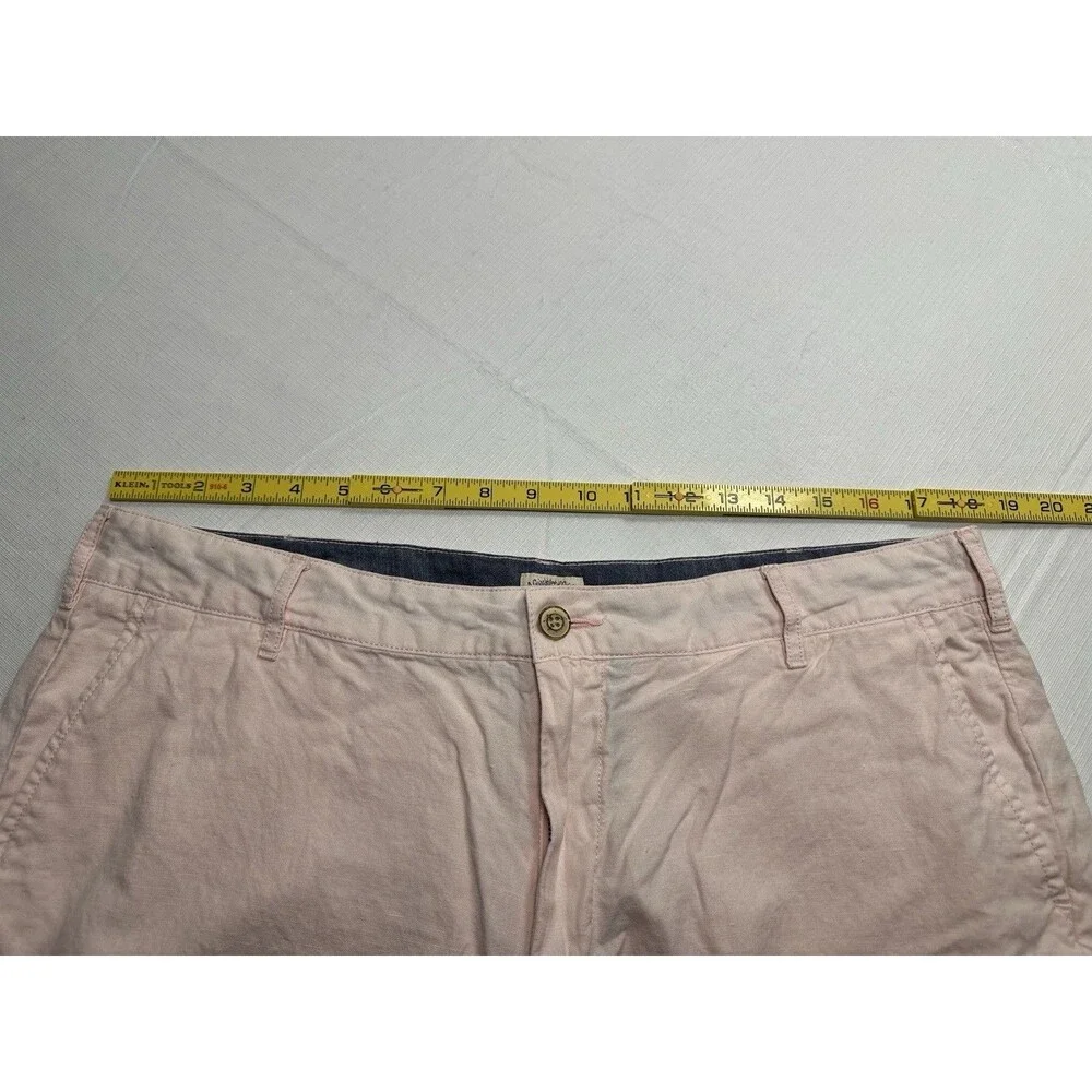 Men's Faherty Malibu Linen Blend Chino Shorts 9